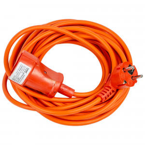Uniel удл. силовой в бухте ПВС 3х1.5 16A 1роз 10м земля YXз16-101/UCK-1N/10M/O ORANGE UL-00010796