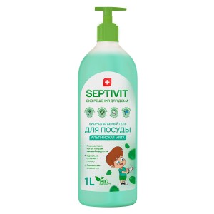 Средство для посуды Альпийская Мята  1л SEPTIVIT 100