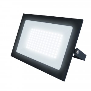 Uniel прожектор св/д 100W(8000lm) 4000K 4K алюминий/черный ULF-F21-100W/4000K IP65 200-250В BLACK