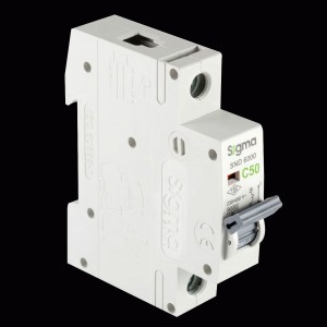 SIGMA Electric автоматический выкл. SND6000 1P 50A 6кА х-ка C 6SM150C