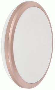 IEK св-к св/д декоративный 12W(900lm) IP54 4000K 4K круг роз. зол. 230x65x230 ДПБ 3201 LDPB0-3201-12