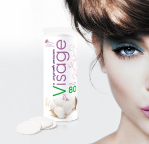 Ватные диски for VISAGE 80шт/уп, цена за уп 990235 НОВЫЕ ГОРИЗОНТЫ РУСАЛОЧКА