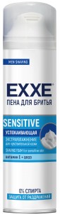 Пена для бритья  SENSITIVE для чувствительной кожи  200 мл EXXE
