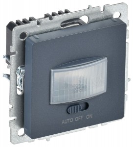 IEK BRITE Датчик движения ДС10-1-БрМ маренго, max 500Вт, 160гр, 6М, IP20 BR-MS10-N-150-05-K35