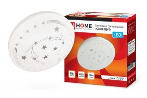 ASD/inHome св-к св/д декоративный 18W (1170lm) 4000К 4K СОЗВЕЗДИЕ d230 IP40 1836