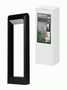 TDM св-к уличный/садовый LED Аура H500мм 6W(3000K 2K алюм./черн. IP65SQ0330-4042