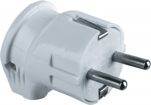 Navigator вилка угловая 16А земля белая NCA-PL04-16A-E-WH 61362