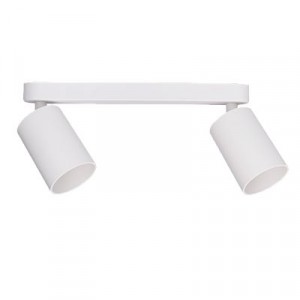 Jazzway св-к накладной под лампу 2xGU10 2х15W 55x82x140 белый IP20 PDL-R .5049321