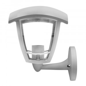 Camelion Дели св-к садовый "бра вверх" серый E27 60W пластик PP5201 С09 НБУ 07-60-001 У