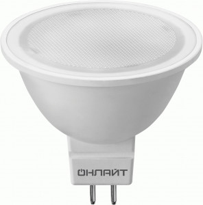 ОНЛАЙТ лампа св/д MR16 GU5.3 15W(900lm) 4000К 4K OLL-MR16-15-230-4K-GU5.390465