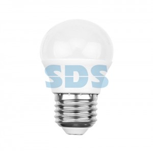 REXANT ШАР(GL) 9.5W E27(903lm) 2700K 2K матов. пластик 45x45x78 604-039