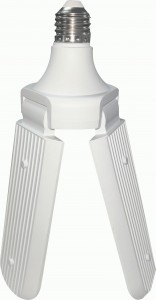 General св/д лампа E27 3-х лепестковая 35W(3000lm) 6500K 6К 318x90 клевер-B 661602