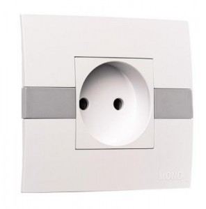 Mono Eco роз. СУ 1 мест. 10А Бел/Сер 101-010206-116