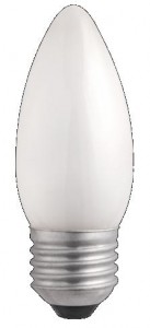 JAZZWAY B35 E27 60W свеча матовая .3320362