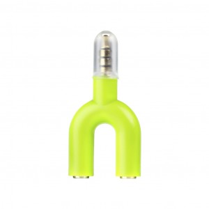 Переходник Jack 3,5шт.(выход для гарнитуры) - 2гн. Jack3,5(науш.+микрофон) Smartbuy тип Y(A217)/100