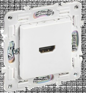 IEK SKANDY мех. роз. СУ 1 мест. HDMI арктический белый SK-H01W SK-H10-K01