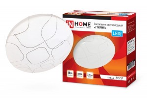 ASD/inHome св-к св/д декоративный 18W (1170lm) 4000К 4K ГЛОРИЯ d230 IP40  1997