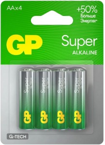Э/п GP Super G-TECH 15A LR6/316 BL4