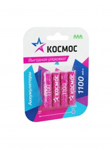 Ак-р Космос AAA /R03 1100mAh Ni-MH BL4