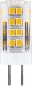 Feron G4 220V 5W(480lm) 4000K 4K 45x16 прозрач. LB-432 25861