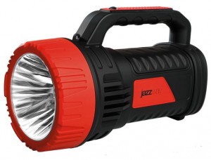 JAZZway Фонарь-прожектор 2в1 Accu7-L10W/L10W-bk (Акк.6Ah) 1св/д 10W(332lm)+20св/д 0,5W(335lm) диммер