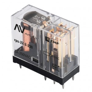 EKF AVERES РП slim 22/2 5A 230В AC rps-22-2-230