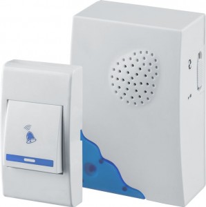 Navigator звонок беспроводной 100м, 36 мелодий, (2хR6), белый, IP20 NDB-A-DC01-1V1-WH 61267