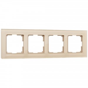 Werkel рамка СУ 4 мест. Favorit (шампань)  (WL01-Frame-04 a040873)W0041111 a050794