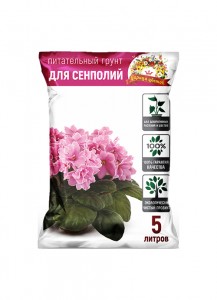 Царица цветов Грунт цветочный д/сенполий 5л. Агроснабритейл
