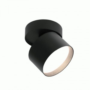 Wolta накл.св-к точечный под лампу GX53 IP20 черный D82,5x80 WSL-GX53/02BL