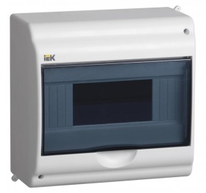 IEK бокс КМПн 2/9-1 c прозр. крышкой 9 мод. наружн. уст. опломбировка белый IP31 MKP42-N-09-31-01