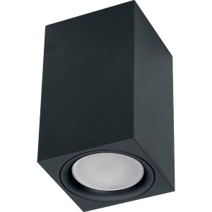 Feron св-к накладной спот GU10 35W IP20 черный металл 60x60x100 ML1744 41198