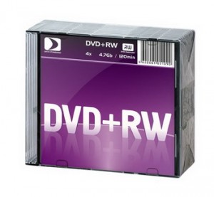 DVD+RW Data Standard 4x, 4.7Gb 10 Slim (цена за диск, в спайке 10)