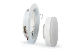 Ultraflash GX53 св-к встр. 106(85)x20 белый, металл/пластик IP20 GX-53-01 в пакете