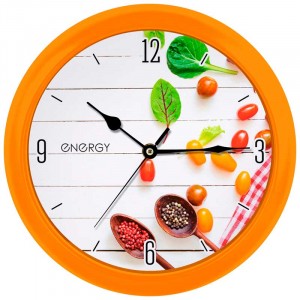 Часы настенные Energy EC-111Специи 25*3,8см (круглые)плавный ход, пластик, АА*1шт нет в компл 9484