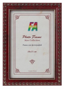 Фоторамка FA пластик "Камея" красный мрамор 10x15 (50/1200) 20971
