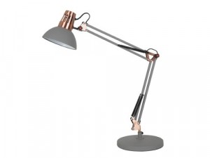 Camelion LOFT KD-431A С73  серый+медь (Светильник настольный Berlin, 1х E27, 40Вт, 230В, металл)