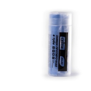 CELLTIX Салфетка д/уборки 43х32см ЗАМША синтетич., супервпитывающая, пл.210гр/кв.м, туба (5 шт.)