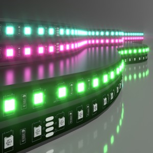 Elektrostandard лента св/д 24V 14.4W/m 250lm/m 60led/m 5050 IP20 RGB Black (5м цена 1м) 10мм a053681