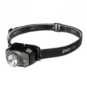 ФАЗА фонарь налобный AccuH1-L5WZ-bk 5WLED+2xRED SMD 65x46x36 черно-серый 800мАч .5036642