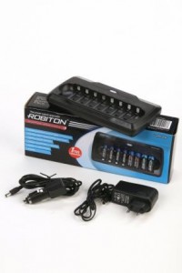 З/у Robiton VolumeCharger R03/R6x1/2/3/4/5/6/7/8 (300/500mA) мпроц/таймер/откл., вход 12/220V