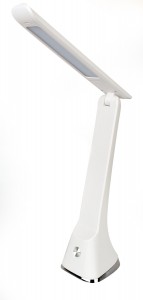 Ultraflash UF-733 С01св-к св/д настольный 8W(380lm) 6000K, сенсор, 3 ур.ярк., "под кожу" белый