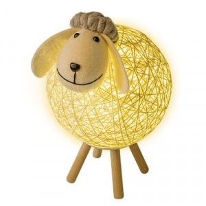 Jazzway св-к св/д настол. 3W 3200K 2K 130lm JS3-LAMB-USB, 6 SMD "Овечка" .5038110