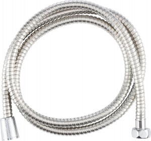 Шланг для душа растягивающийся 150-170 см , М22(Рус)-1/2"(Имп), ПВХ, нерж.сталь, 105298