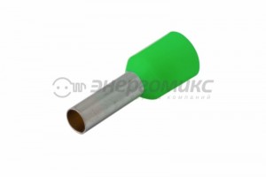 REXANT наконечник штыревой втулочный изол. НШВИ F-12мм 6мм (6.0-12/Е6,0-12/E6) зелен (100!) 08-0823