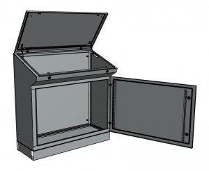 EKF пульт управления напольный TP6 IP55 (960х600х400) mb-96-60-40