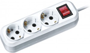 Navigator сет. удл. ПВС 3х0.75 3 роз. 3м, земля, выкл. 10А NPE-S1-03-300-ESC-3x0.75 71455
