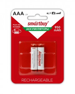 Ак-р Smartbuy аккумулятор AAA/R03 NiMh 950 mAh (24/240) (SBBR-3A02BL950)