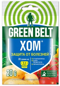 ХОМ (оксихлорид меди) 20гр. (защита от болезней-фитофтороз, макроспориоз) пакет Грин Бэлт 01-050