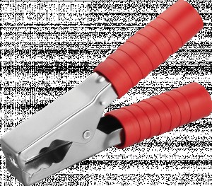 ОНЛАЙТ зажим 80 869 OAC-250A-150-R10 (крокодил, крас, 250 А, упаковка 10шт)
